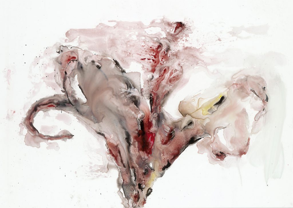 Sans titre, acrylique sous verre, 40×60 cm, 2016 Sans titre, acrylique sous verre, 40×60 cm, 2016