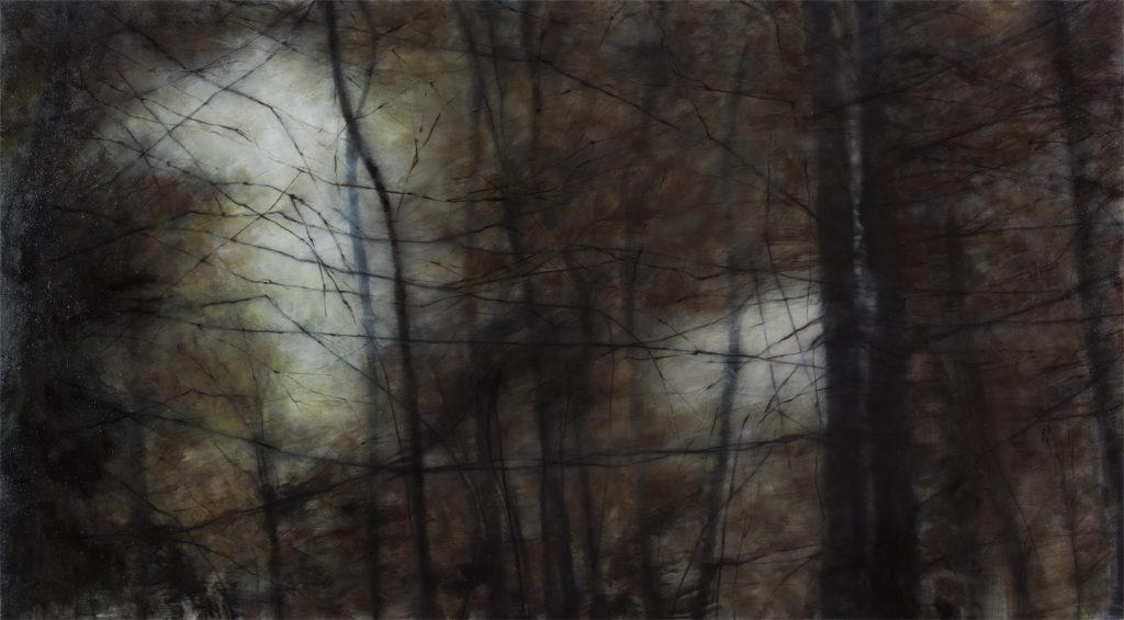 Sans titre, huile sur toile, 100×180 cm, 2016 Sans titre, huile sur toile, 100×180 cm, 2016