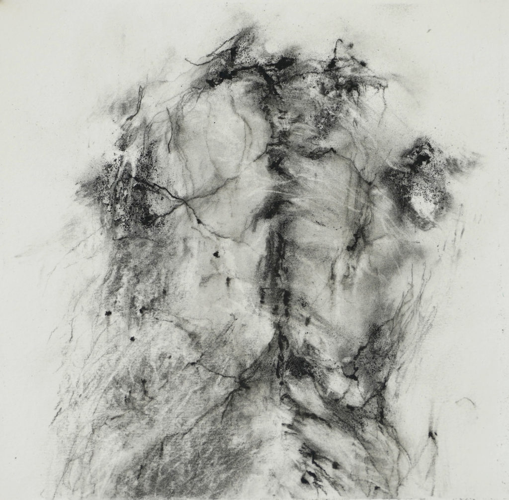 Sans titre, fusain sur papier, 20 cm x 20 cm Sans titre, fusain sur papier, 20 cm x 20 cm